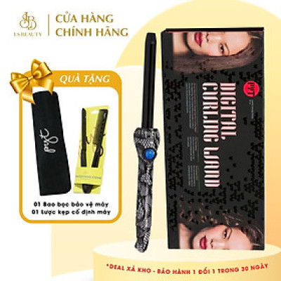 Máy Uốn Tóc PYT Clip Free Curling Wand 19mm - Công Nghệ Nhiệt Ngoại Xa -  Họa Tiết Ren - Tặng Kèm Găng Tay Chịu Nhiệt