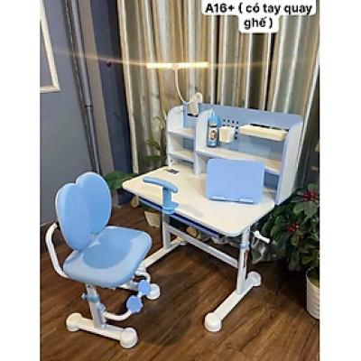 Bộ bàn ghế học sinh thông minh chống cận điều chỉnh cao thấp Tundo CTIRSSA16plus+ ngang 80cm