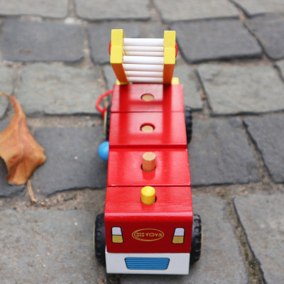 Đồ chơi gỗ Winwintoys - Xe thang lắp ráp