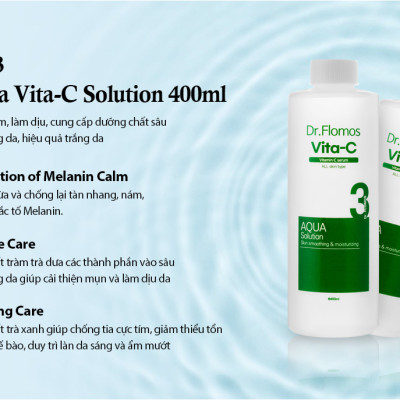 Dung dịch làm sạch da Dr.Flomos VITA-C Solution