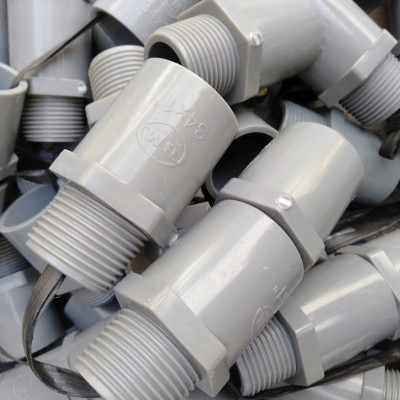 Nối ren ngoài 34 nhựa PVC Bình Minh _ 5 cái