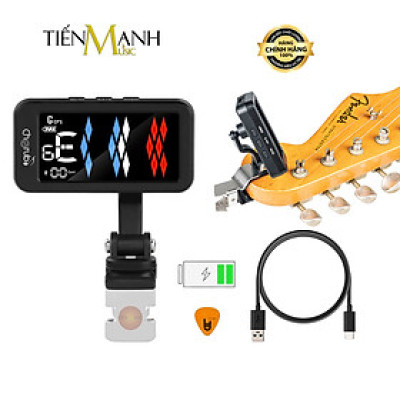 [Pin Sạc] Máy Lên Dây Đàn Guitar, Ukulele, Violin Cherub WST-905Li Chỉnh âm Bass, Chromatic Flow Tune Clip WST905 Tuning Acoustic WST 905Li Hàng Chính Hãng - Kèm Móng Gẩy DreamMaker