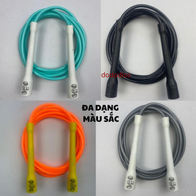 Dây nhảy tốc độ PVC dài 3m, đường kính 6mm cao cấp bền bỉ - Hàng chính hãng dododios, Dây Nhảy Chống Xoắn