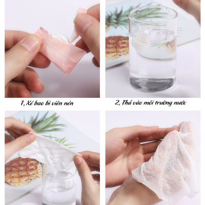 Gói 20 viên khăn nén du lịch đa năng tiện lợi