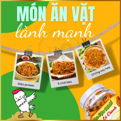 KHÔ GÀ LÁ CHANH TÂN LỘC PHÁT HŨ 500G