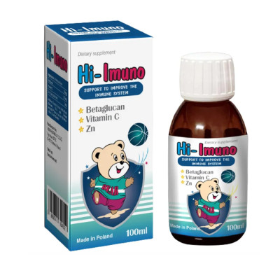 [Hàng chính hãng]Siro Tăng Đề Kháng, Tăng Cường Sức Khỏe Cho Trẻ Em HI-IMUNO (100ml)
