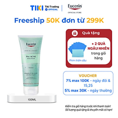 Tẩy tế bào chết ngăn ngừa mụn Eucerin Pro Acne Scrub 100ml