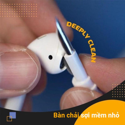 Bút Vệ Sinh Tai Nghe Bluetooth 3 Trong 1 Cao Cấp MIFAN - Làm sạch bụi bẩn trong hộp đựng, loa, cổng sạc, điện thoại - Hàng Nhập Khẩu