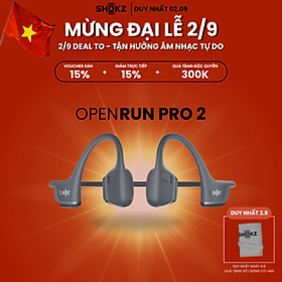 [MỚI] Tai Nghe Bluetooth Thể Thao Truyền Âm Thanh Qua Xương SHOKZ OPENRUN PRO 2 S820 - Bảo Hành 2 Năm - Hàng Chính Hãng
