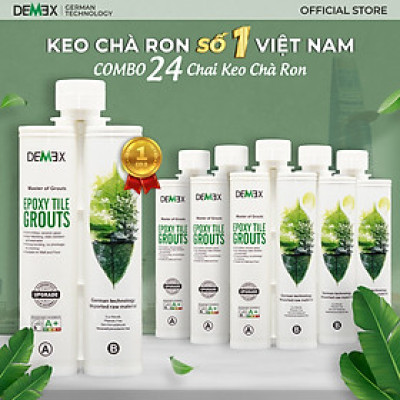 Combo 24 Chai Keo Chà Ron 2 Thành Phần - Keo Chít Mạch Chống Thấm, Không Chứa Chất Gây Ung Thư