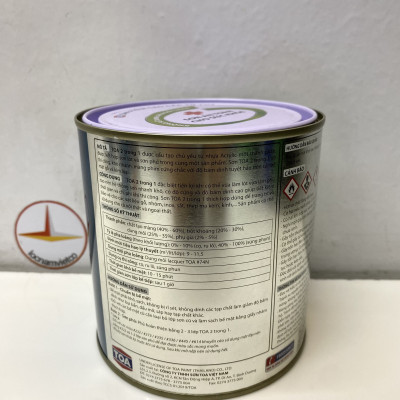 Sơn sắt mạ kẽm Toa 2 trong 1 màu xám đậm 192 _ 800G