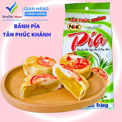 Bánh Pía Đậu Xanh Sầu Riêng 250g (hộp 4c) Tân Phúc Khánh