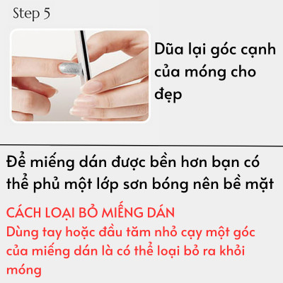 Set 34 Miếng Dán Móng Tay Chân Silicon Nhập Khẩu Hàn Quốc Silicon Bellaeve