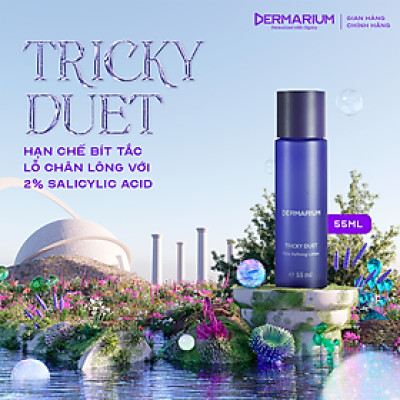Dermarium Tricky Duet - 2% Salicylic Acid tẩy da chết lỗ chân lông