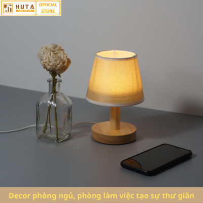 Đèn Ngủ HUTA Light For Life G9 Mini Phong Cách Vintage, Đầu Cắm USB, Decor Trang Trí Phòng Ngủ, Đầu Giường, Dải Led Ánh Sáng Vàng