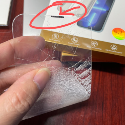 Kính Cường Lực Wiwu Ivista Super Hardness Chịu Lực gấp 10 Lần Dành Cho Iphone, Có Màng Che Loa, Full Clear - Hàng Chính Hãng