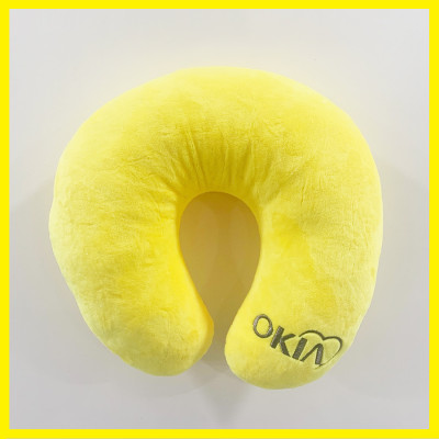 Gối chữ U (Gối cổ OKIA màu vàng)