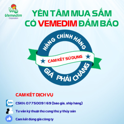 Vemedim Hemo rooster - Bổ sung vitamin cho gà, thú đua, thú cưng, giúp tăng cơ, bền sức, nhanh hồi phục, hộp 50 viên