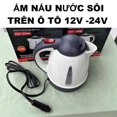 Bình Đun Nước Sôi Trên Ô Tô 12V-24V – Pha Cà Phê, Mì, Trà Nhanh Gọn Mọi Lúc , đồng hồ treo tường