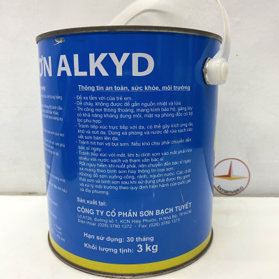 Sơn dầu Bạch Tuyết màu Vert Nikko 675N 3kg