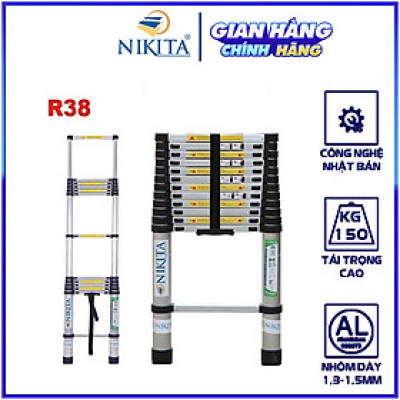 THANG NHÔM RÚT GỌN - NIKITA R38 - CHÍNH HÃNG