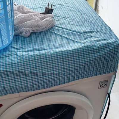 Áo che máy giặt cửa ngang (trước) cho máy từ 6 - 15 kg ,vải dù siêu bền tiện lợi , chống thấm nước , bảo vệ máy giặt dưới mọi thời tiết giao màu ngẫu nhiên