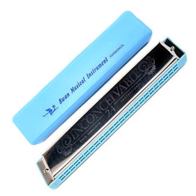 Kèn Harmonica Tremolo 24 lỗ Swan Inconceivable  SW24 Cơ Bản Key C