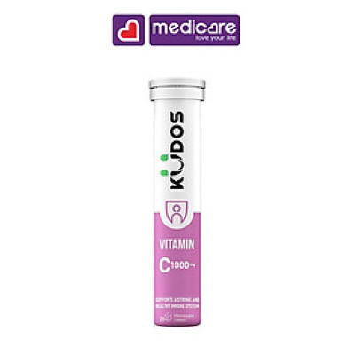 Viên sủi KUDOS vitamin và khoáng chất tuýp 20 viên