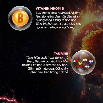 DMAXX thức uống bổ sung vitamin năng lượng không đường DAMODE 33 gói màu đỏ mỗi gói 2,2gr