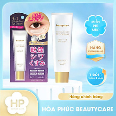 Kem Dưỡng Mờ Thâm Giảm Nếp Nhăn Vùng Mắt Beauplus+ Wrinkle Care Eye Cream (20 G)