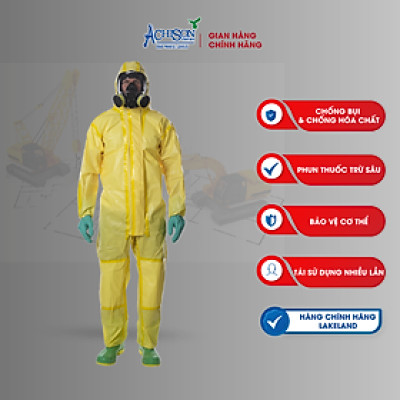 Quần áo chống hóa chất, Quần áo phun thuốc trừ sâu Lakeland Chemmax 1 -  tiêu chuẩn Châu Âu