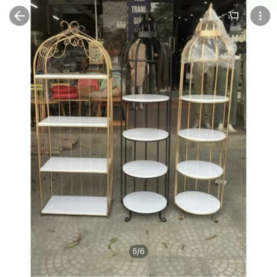 Kệ lồng chim tròn Juno Sofa Chất lượng 4 tầng