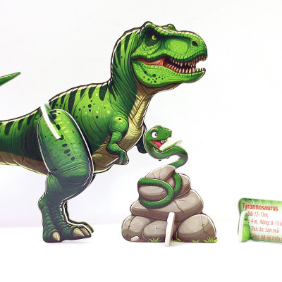 DINO-I (4IN 1)Ráp hình 3D