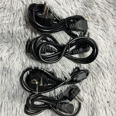 Dây Nguồn PC - Cắm PC - Màn Hình Máy Tính - Nồi Cơm Điện. Hàng Nhập Khẩu , màu Đen