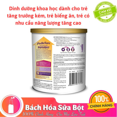 Sữa Bột Abbott Pediasure B/A hương Vani Ít Ngọt Lon 380g