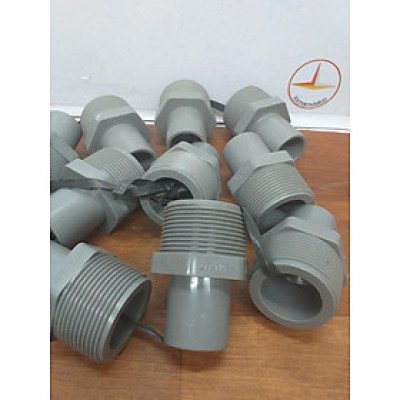 Nối ren ngoài 49 ống 27 nhựa Bình Minh( 5 cái )