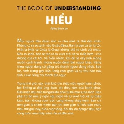 Sách - Hiểu Đường đến tự do (The Book Of Understanding) - tác giả OSHO