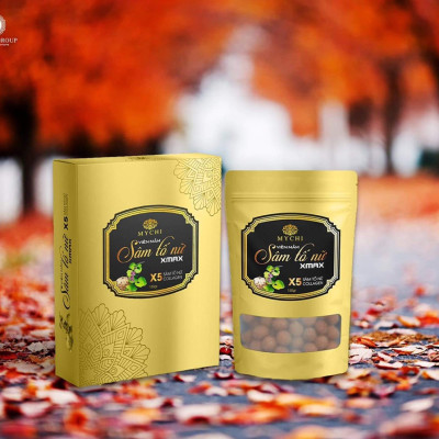 5h Kẹo mầm sâm tố nữ Xmax Mychi và Kem nở ngực siêu tốc Mychi Massage Cream