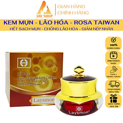Kem LAYSMON UV/30 - ANTI-AGING BEAUTY CREAM 20G Chống Lão Hóa - Giảm Nếp Nhăn - Trắng Da - Ngừa Mụn - Giảm Tác Nhân Gây Mụn