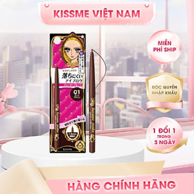 Bút Chì Sáp Kẻ Lông Mày Không Trôi Lõi Siêu Mịn Kissme Heroine Make 0.07 G