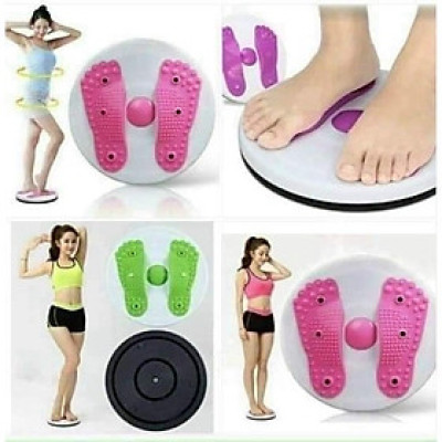Đĩa xoay eo kèm hộp ,bàn xoay eo 360 độ tập thể dục giảm cân tại nhà an toàn ,nhỏ gọn và tiện lợi