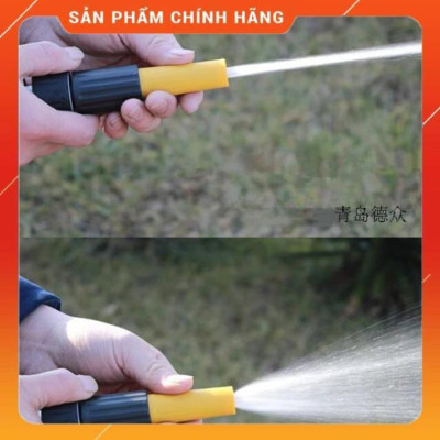 ️ Bộ dây vòi xịt nước rửa xe, tưới cây , tăng áp 3 lần, loại 15m 206622-5 cút sập,nối vàng + mở chai