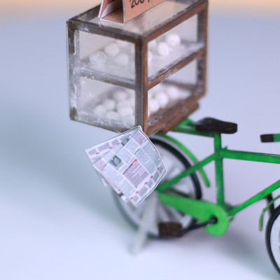 MÔ HÌNH SÀI GÒNTÍ HON - XE BÁNH BAO CHỈ - HR16