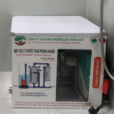 (Hàng chính hãng) Máy lọc nước thải Litero ACE1000I xử lý nước thải Phòng khám chuyên khoa nam học công nghệ oxy hoá bậc cao kết hợp lọc nano và than hoạt tính 1 bộ