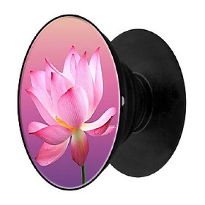 Popsocket in hình dành cho điện thoại mẫu Sen Nền Tím Vàng