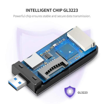 Ugreen UG50541CM180TK Màu Đen Đầu đọc thẻ USB 3.0 sang SD + TF + CF + MS cao cấp - HÀNG CHÍNH HÃNG