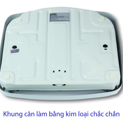 Cân Sức Khoẻ Cơ Học LAICA PS2018B - ITALY - 130 Kg - Mặt Cân Phủ PVC Chống Trơn Trượt  