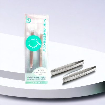 Nhíp Nhổ Lông Mày Bằng Thép Không Gỉ Kai Tweezer 4959-HK0421