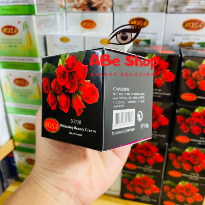Kem ROSA Hoa Hồng Đen UV/30 - WHITENING BEAUTY CREAM (20G)