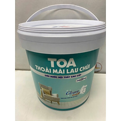 Sơn nước Toa thoải mái lau chùi siêu bóng màu xanh ngọc 7508 _5L